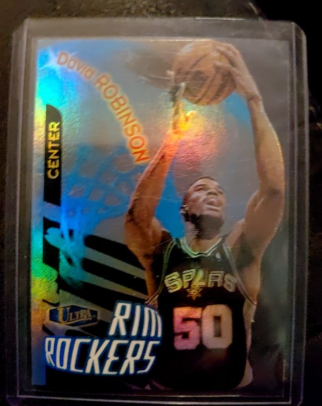 1997-98 Fleer Ultra Rim Rockers #3 David Robinson — front