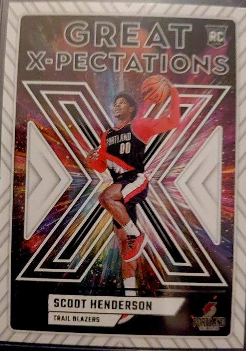 2023-24 Panini Donruss #8 Scoot Henderson Great X-Pectations — front