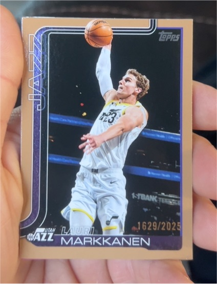 2025-26 Topps #129 Lauri Markkanen — front