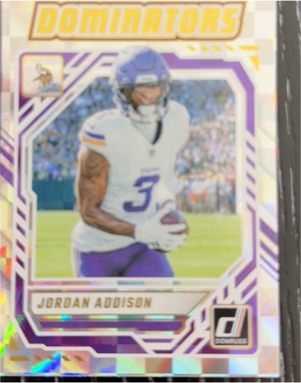 2025 Panini Donruss Dominators #DOM-JAN Jordan Addison — front