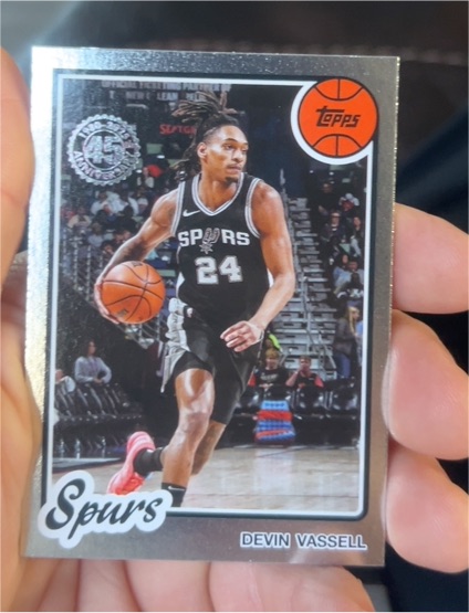 2025-26 Topps 45th Anniversary #80BK-7 Devin Vassell — front