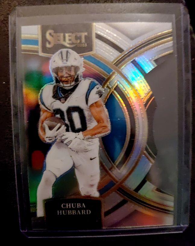 2023 Panini Select Premier Level #191 Chuba Hubbard — front