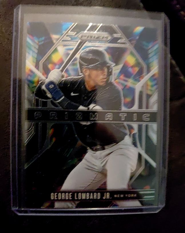 2025 Panini Prizm #12 George Lombard Jr. Prizmatic New York Yankees — front