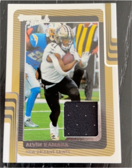 2025 Panini Donruss Threads #DTH-AKA Alvin Kamara — front