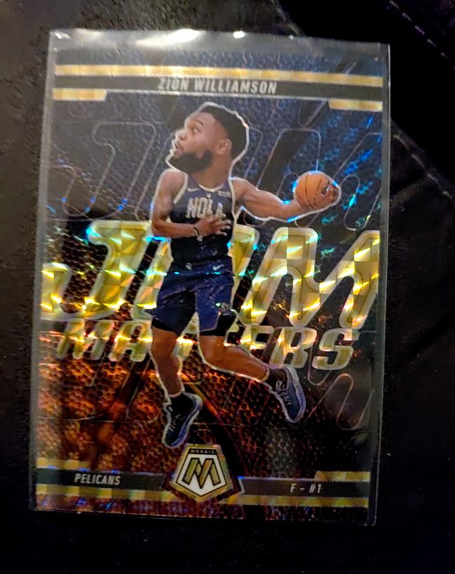 2024-25 Panini Mosaic #1 Zion Williamson Jam Masters — front