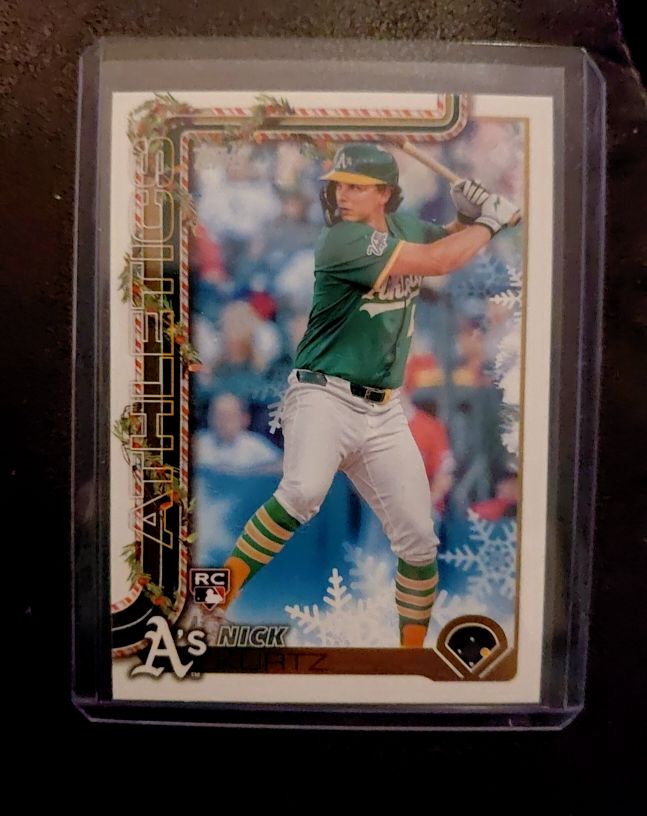 2025 Topps Holiday #H40 Nick Kurtz — front