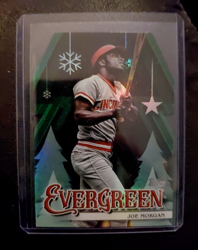 2025 Topps Holiday #E-19 Joe Morgan Evergreen — front