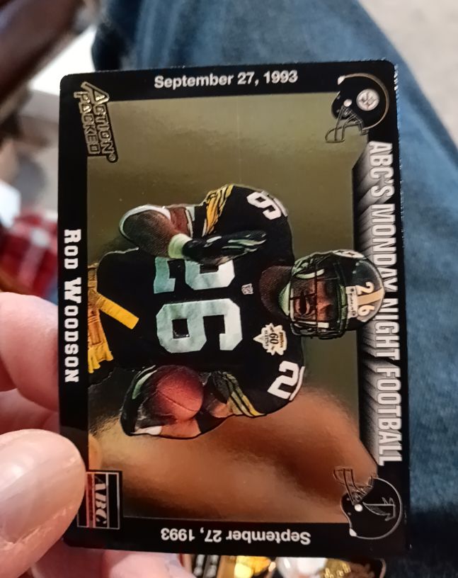 1993 Action Packed Monday Night Football #13 Rod Woodson — front