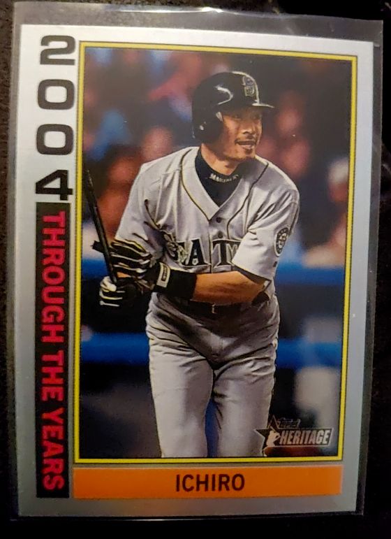 2025 Topps Heritage #TTY-17 Ichiro Through the Years — front