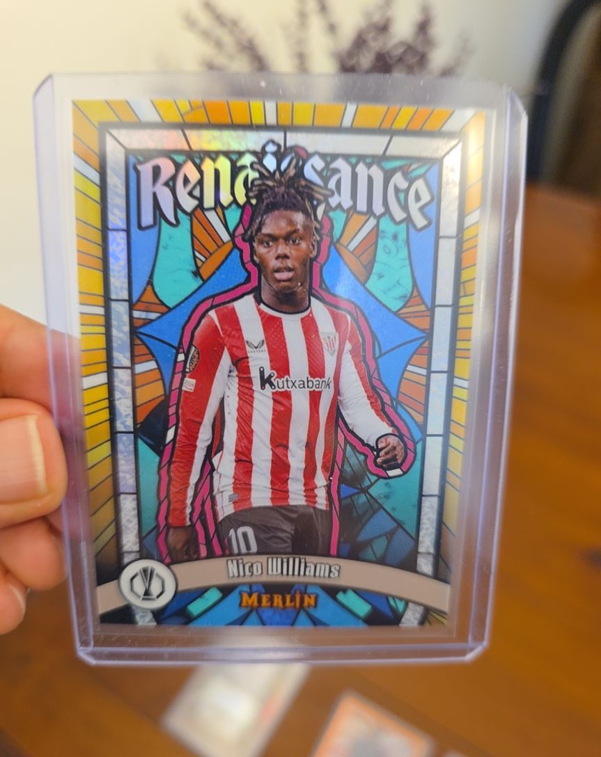 2024-25 Topps Merlin Renaissance Nico Williams — front
