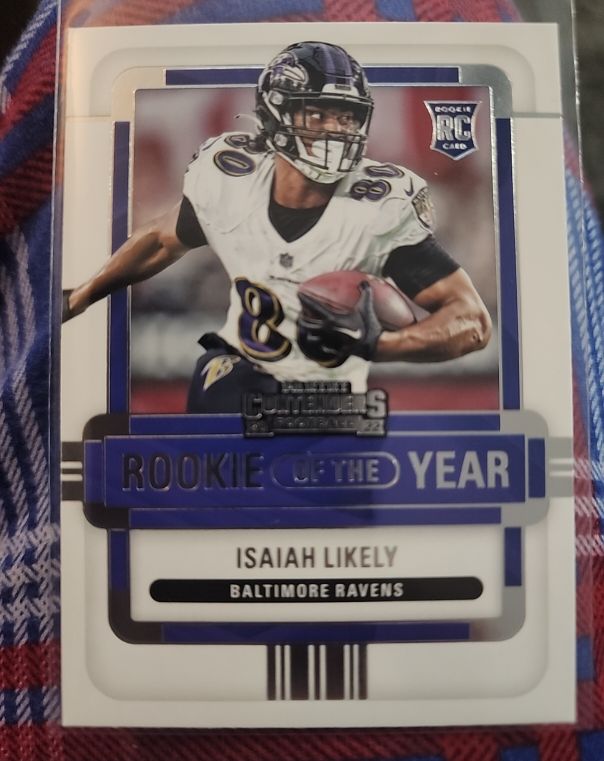 2022 Panini Contenders #ROY-ILI Isaiah Likely Rookie of the Year — front