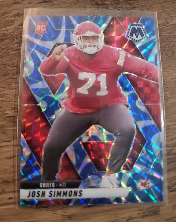 2025 Panini Mosaic #398 Josh Simmons — front