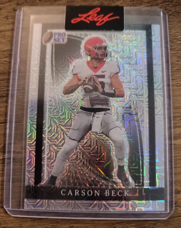 2024 Leaf Pro Set Metal Mojo #36 Carson Beck — front