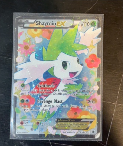 2013 Pokémon Legendary Treasures Radiant Collection RC21/RC25 Shaymin EX — front