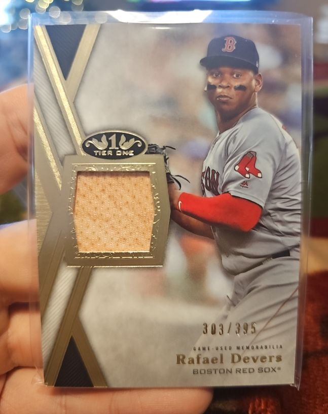2020 Topps Tier One #303 Rafael Devers — front