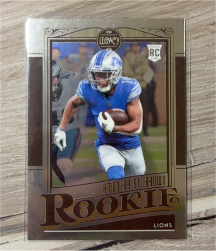 2021 Panini Chronicles Legacy #206 Amon-Ra St. Brown Rookie — front