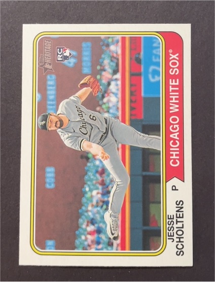 2023 Topps Heritage High Number #625 Jesse Scholtens — front
