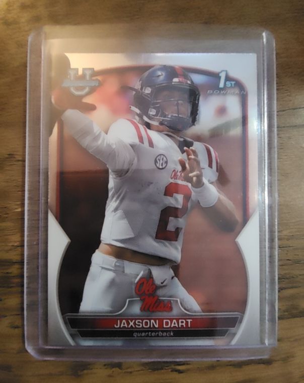 2022 Bowman University Chrome #94 Jaxson Dart — front