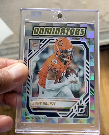 2025 Panini Donruss Dominators #DOM-ROE Rome Odunze — front