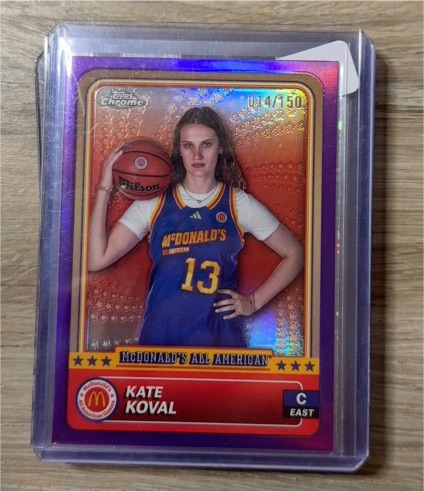 2024 Topps Chrome McDonald's All American #56 Kate Koval — front