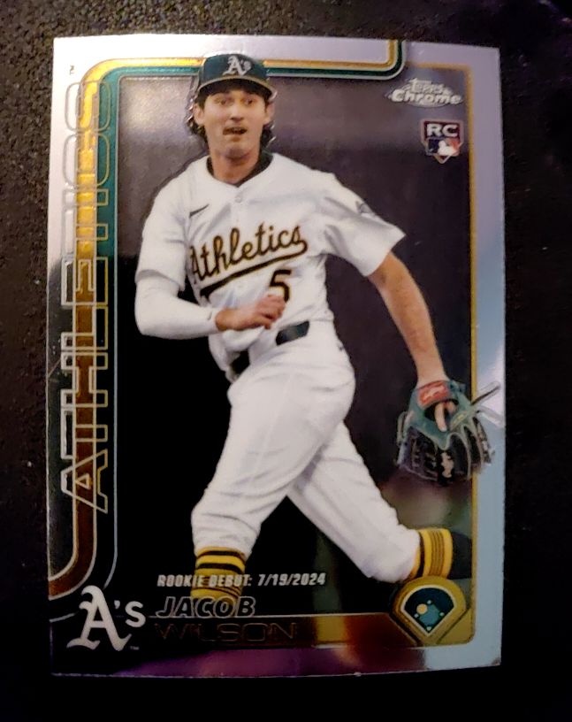 2025 Topps Chrome Update #US180 Jacob Wilson — front