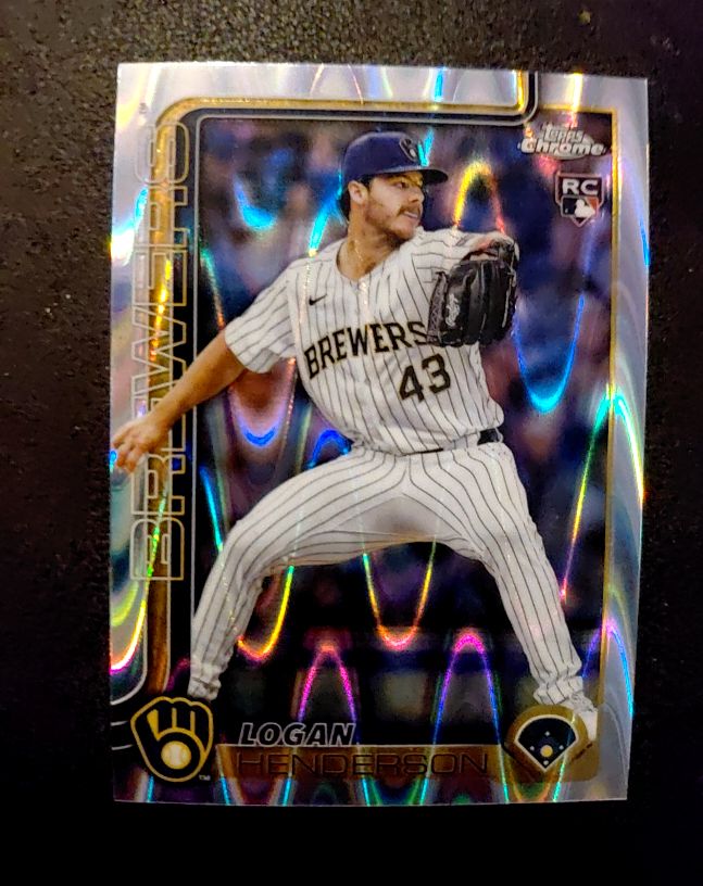 2025 Topps Chrome Update #US137 Logan Henderson — front