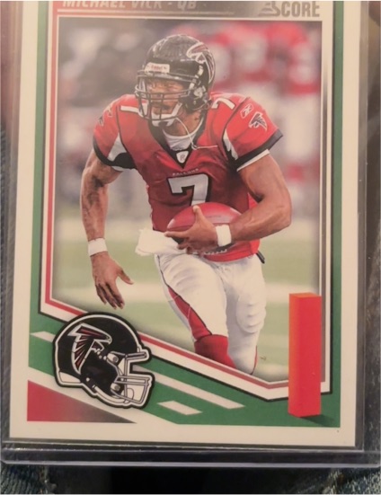 2025 Panini Score #256 Michael Vick — front
