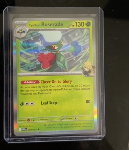 2023 Pokémon SV10: Destined Rivals #008 Cynthia's Roserade — front