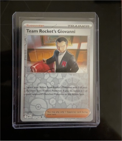 2025 Pokémon Destined Rivals #174 Team Rocket's Giovanni — front