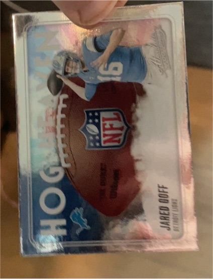 2025 Panini Absolute #HH-JGF Jared Goff Hog Heaven — front