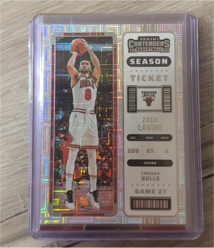 2022-23 Panini Contenders Season Ticket #42 Zach LaVine — front