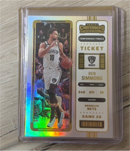 2022-23 Panini Contenders Conference Finals Ticket # Ben Simmons — front
