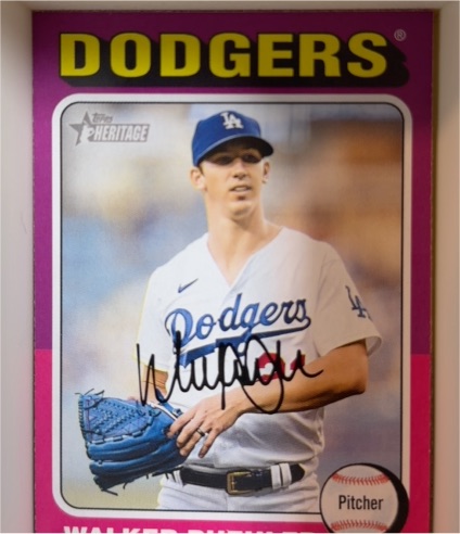 2024 Topps Heritage #363 Walker Buehler — front