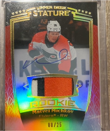 2024-25 Upper Deck Stature #32 Matvei Michkov — front