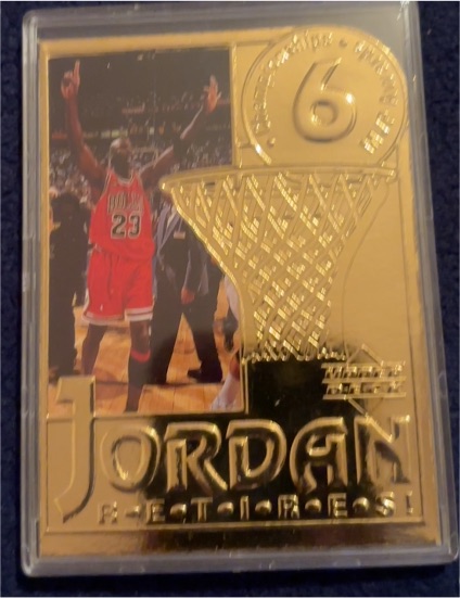 1999 Upper Deck Jordan Retires Michael Jordan — front
