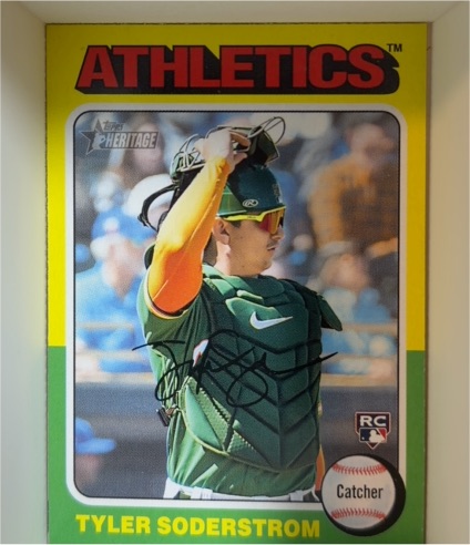 2024 Topps Heritage #471 Tyler Soderstrom — front