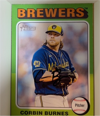 2024 Topps Heritage #276 Corbin Burnes — front
