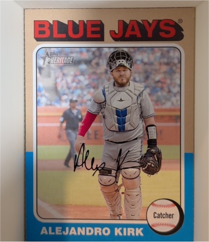 2024 Topps Heritage #186 Alejandro Kirk — front