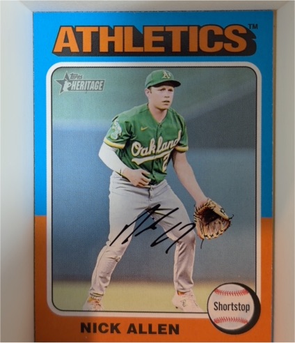 2024 Topps Heritage #249 Nick Allen — front