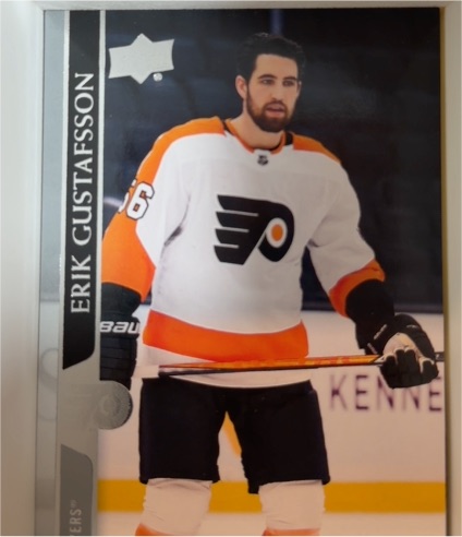 2020-21 Upper Deck #605 Erik Gustafsson Philadelphia Flyers — front