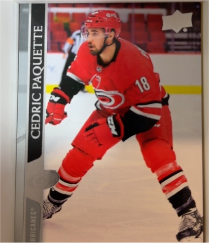 2020-21 Upper Deck #523 Cedric Paquette — front