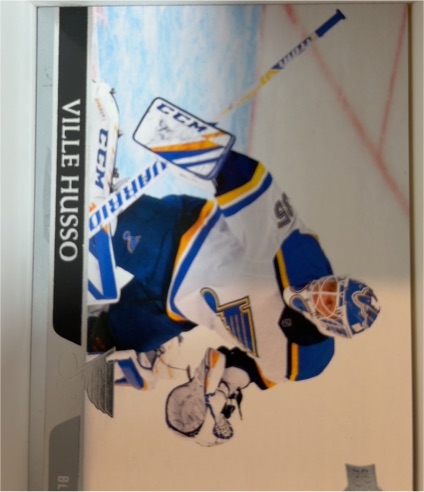 2020-21 Upper Deck #620 Ville Husso — front