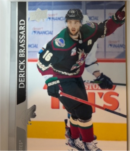 2020-21 Upper Deck #505 Derick Brassard Arizona Coyotes — front