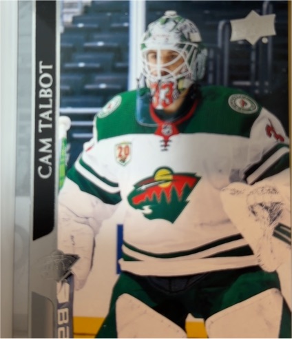 2020-21 Upper Deck #570 Cam Talbot Minnesota Wild — front