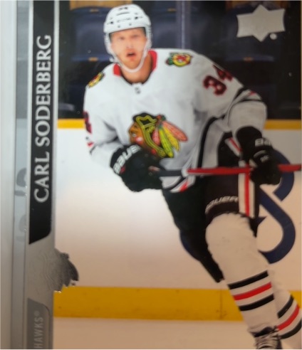 2020-21 Upper Deck Extended Series #528 Carl Soderberg — front