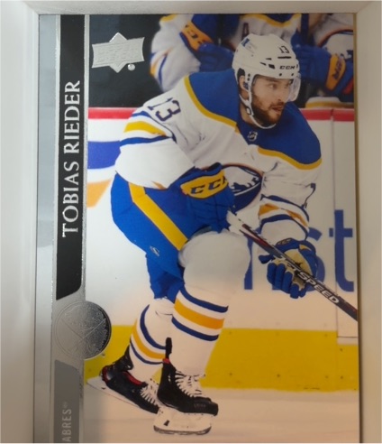 2020-21 Upper Deck #515 Tobias Rieder — front