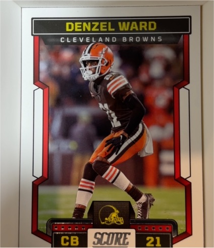 2023 Panini Score #212 Denzel Ward — front