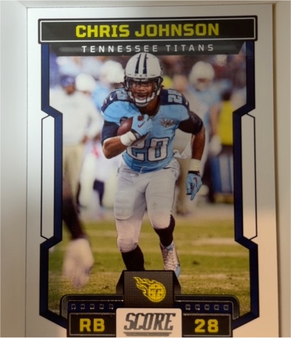 2023 Score #35 Chris Johnson Tennessee Titans — front