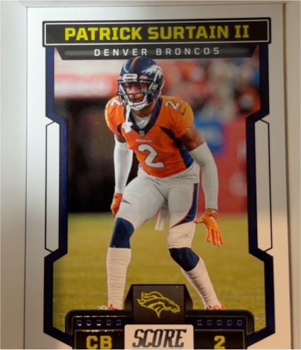 2023 Panini Score #74 Patrick Surtain II — front