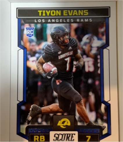 2023 Panini Score #336 Tiyon Evans — front